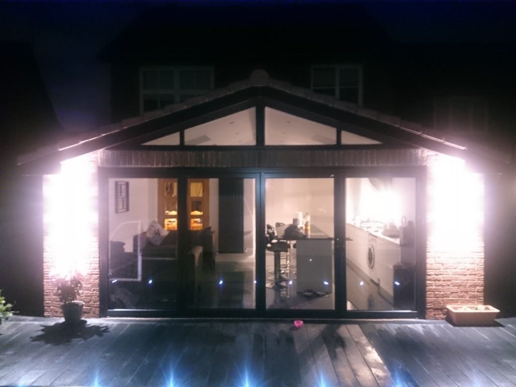 Aluminium Bifold and Shaped Windows in Rhyl